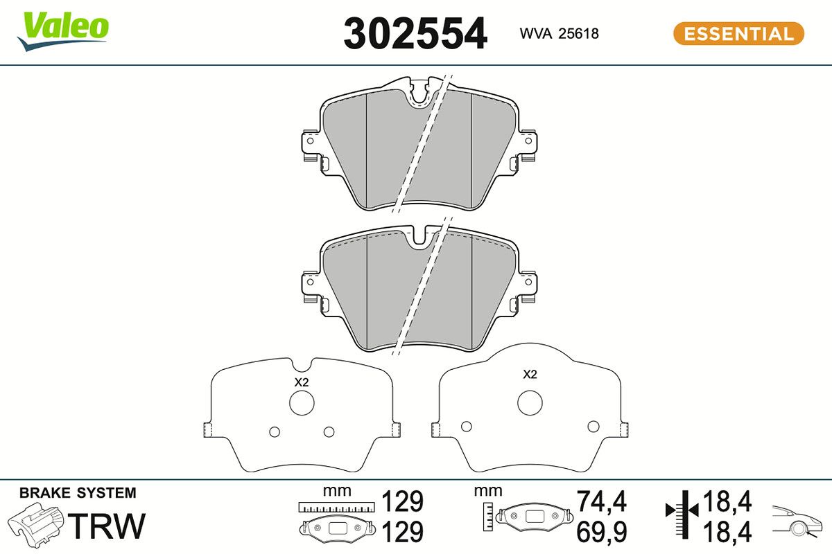 Piduriklotsi komplekt,ketaspidur
