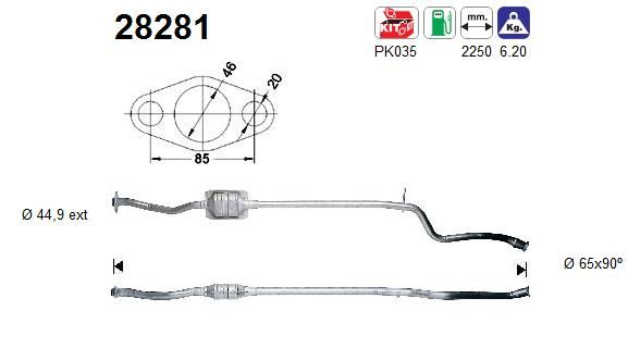 Katalizator AS 28281