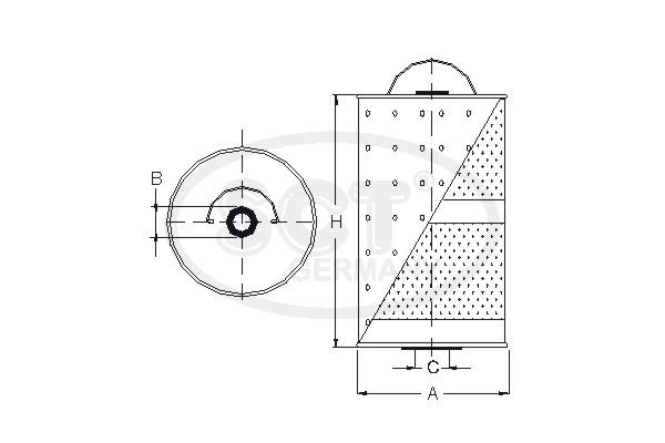 Filtr oleju SCT - MANNOL SF 503
