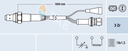 Sonda lambda FAE 77109