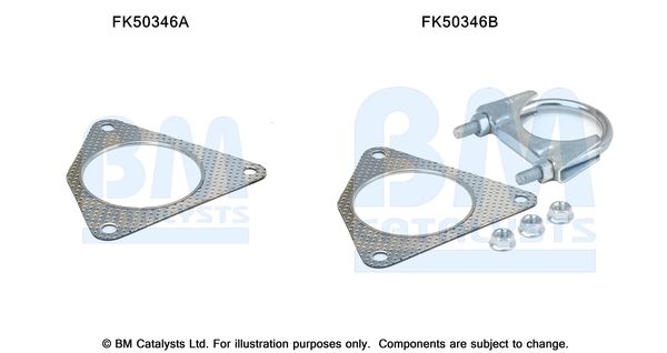 Zestaw montażowy, rura wydechowa BM CATALYSTS FK50346