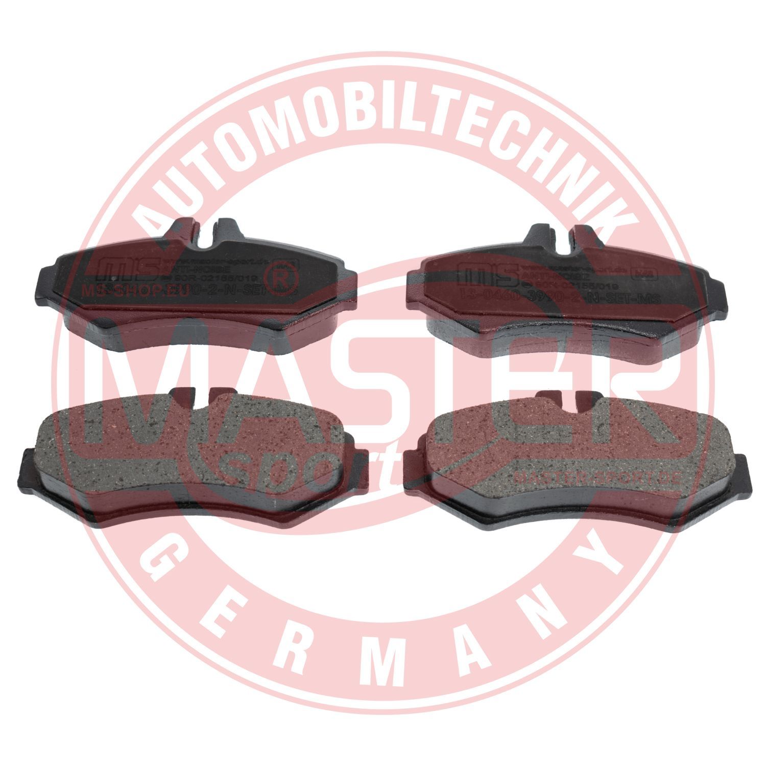 Zestaw klocków hamulcowych, hamulce tarczowe MASTER-SPORT GERMANY 13046039902N-SET-MS