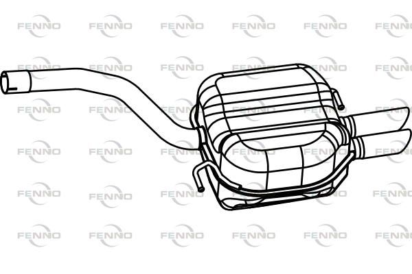 Tłumik końcowy FENNO P7113