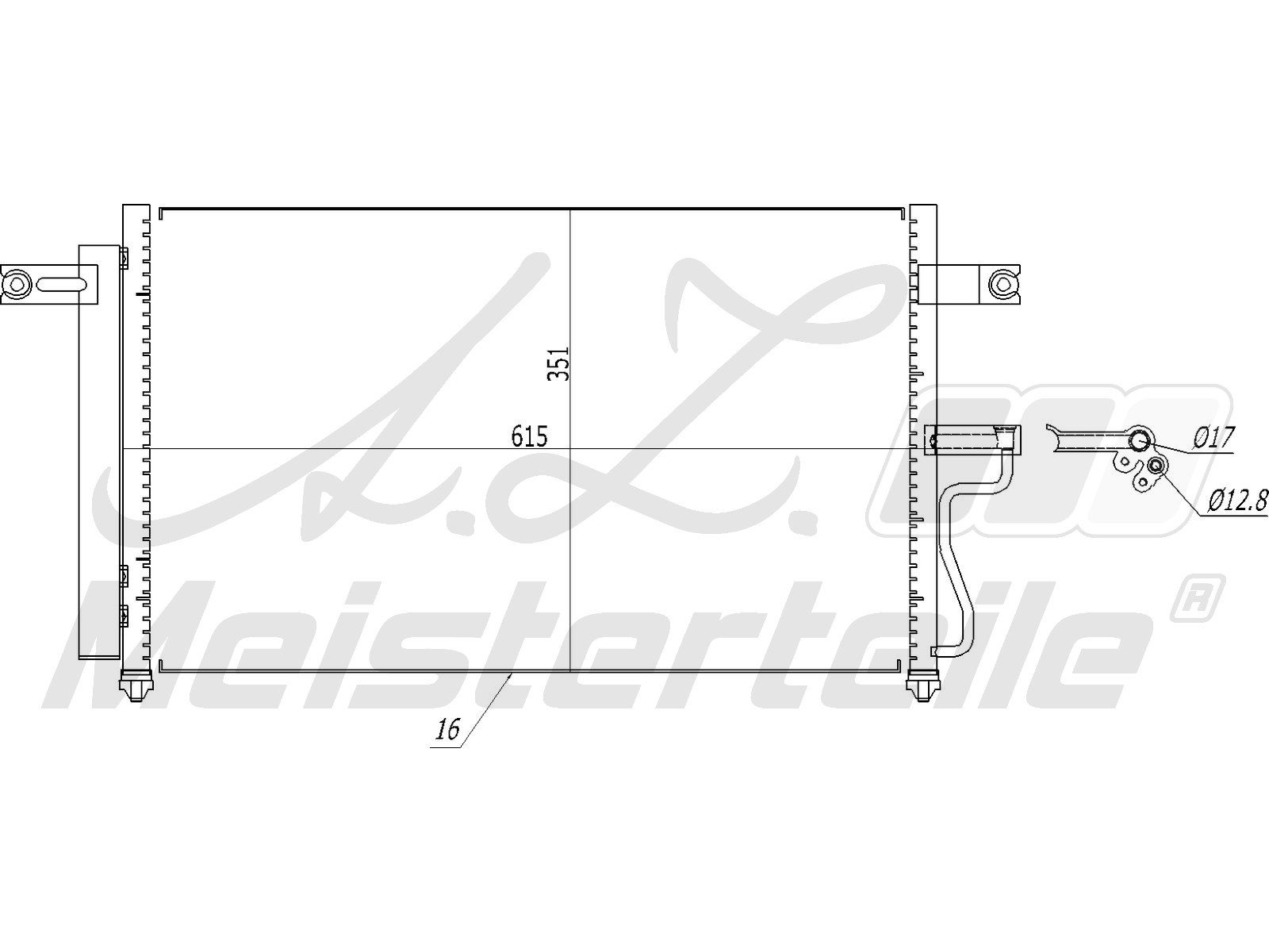 V52-62-0005 CONDENSEUR, CLIMATISATI