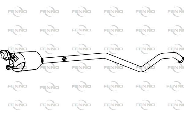 Filtr sadzy / filtr cząstek stałych, układ wydechowy FENNO P9946DPF