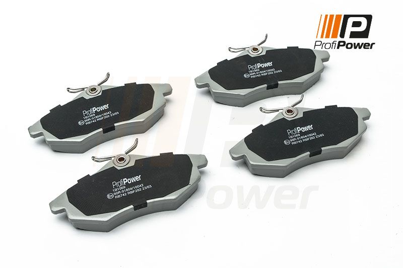 Levně Sada brzdových destiček, kotoučová brzda ProfiPower 1B1069