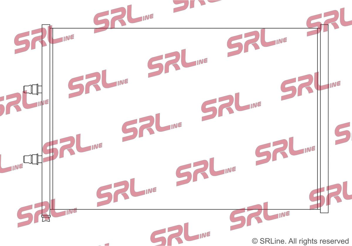 E-shop Nízkoteplotný chladič, chladič turbodúchadla SR-LINE 50R208-2