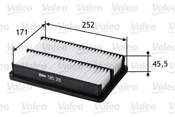 Vzduchový filter VALEO 585201