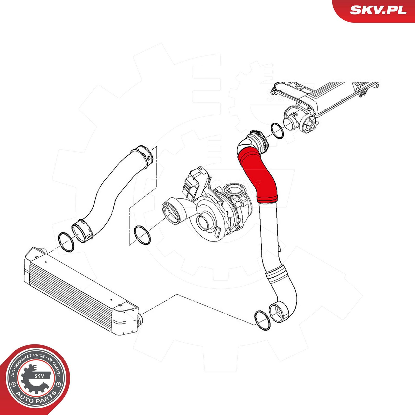 Furtun aer supraalimentare ESEN SKV 43SKV137