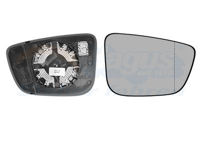 Szkło lusterka, lusterko zewnętrzne VAN WEZEL 0550838
