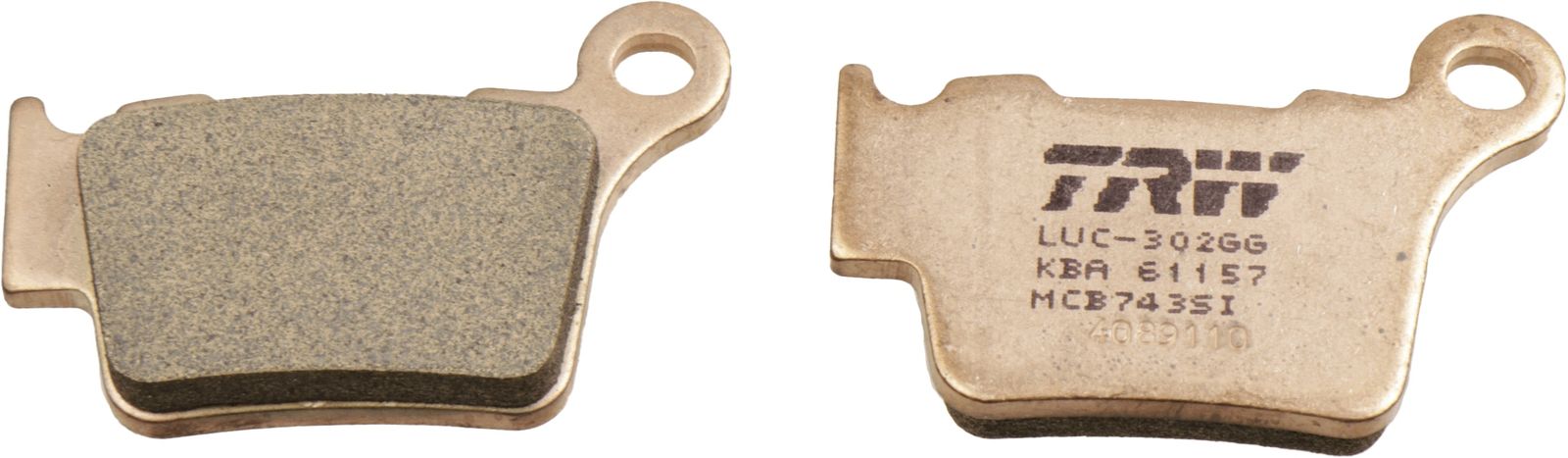 set placute frana,frana disc TRW MCB743SI