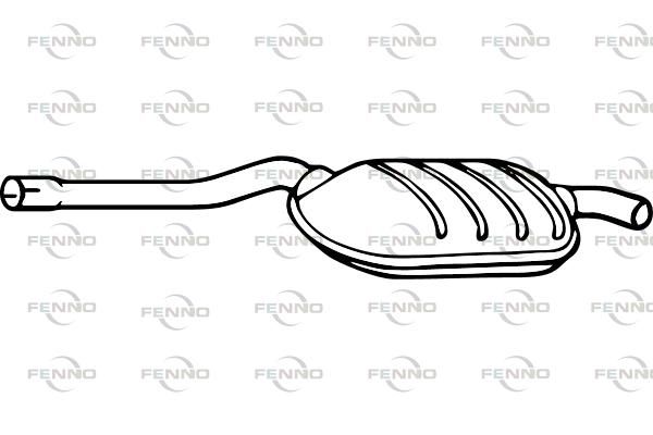 Tłumik środkowy FENNO P3702