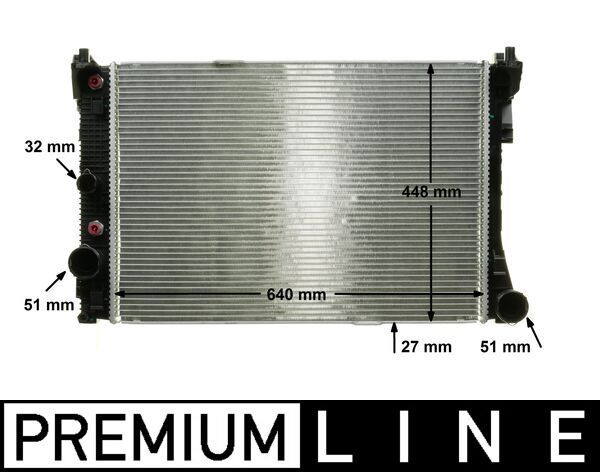 Chłodnica, układ chłodzenia silnika MAHLE CR 988 000P