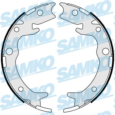 Zestaw szczęk hamulcowych, hamulec postojowy SAMKO 89790