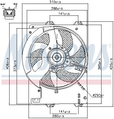 Ventilateur, refroidissement du moteur