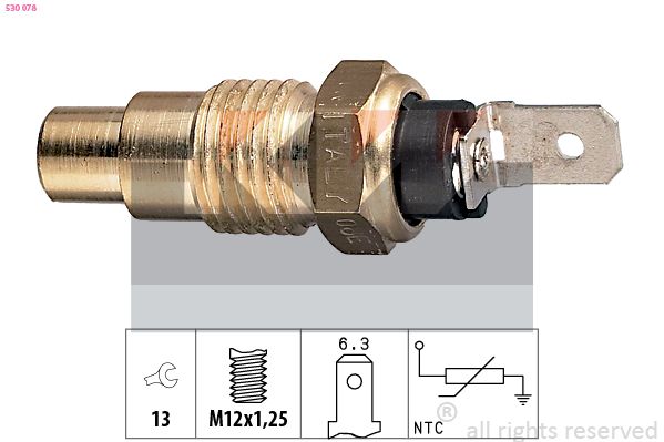 Czujnik, temperatura płynu chłodzącego KW 530 078