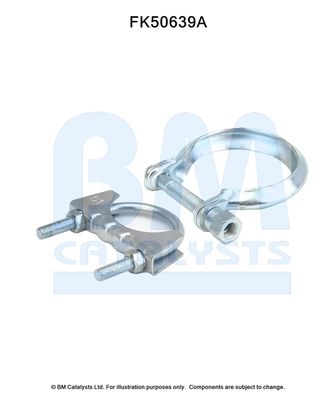 Zestaw montażowy, rura wydechowa BM CATALYSTS FK50639