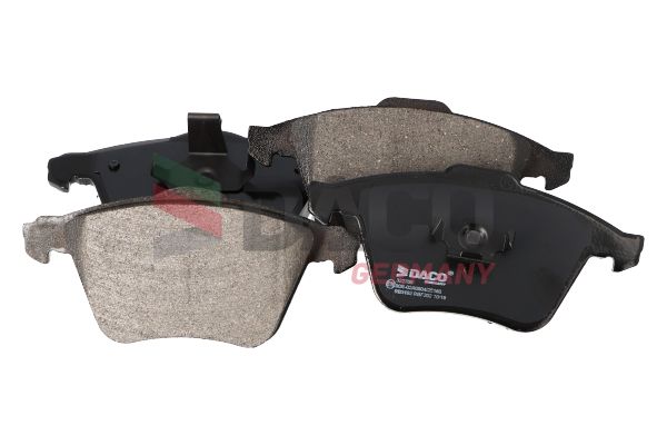 Zestaw klocków hamulcowych, hamulce tarczowe DACO GERMANY 322706