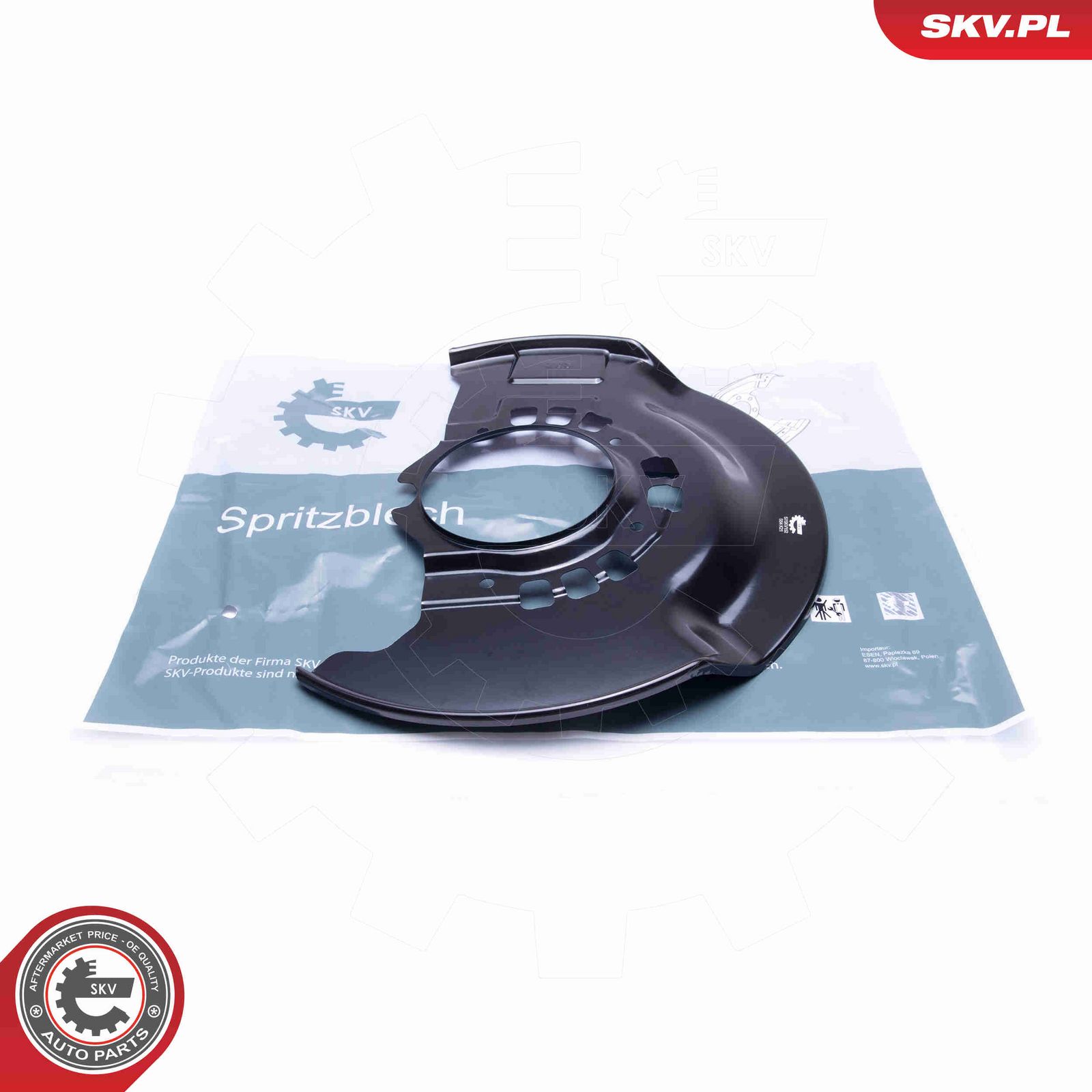 Отражатель, диск тормозного механизма