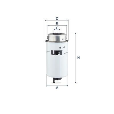 Palivový filter UFI 24.457.00