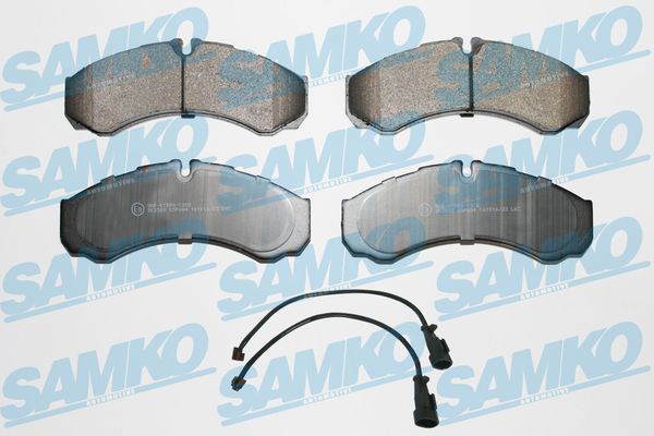Zestaw klocków hamulcowych, hamulce tarczowe SAMKO 5SP684E