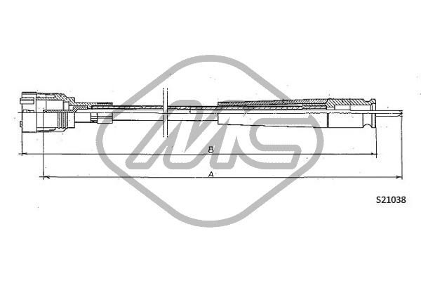 Linka tachografu METALCAUCHO 82759