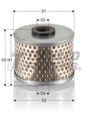 Filtr paliwa TECNECO FILTERS GS033