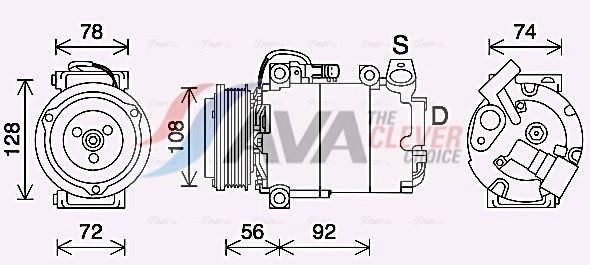 Kompressor,kliimaseade