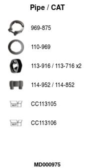 Katalizator FA1 MD000975