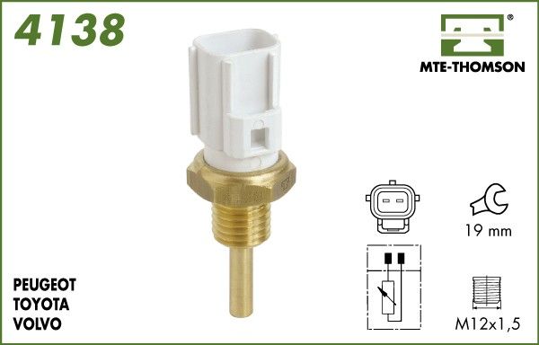 Czujnik, temperatura płynu chłodzącego MTE-THOMSON 4138