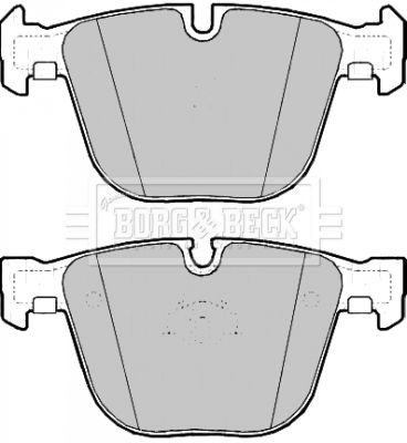 Zestaw klocków hamulcowych, hamulce tarczowe BORG & BECK BBP2188