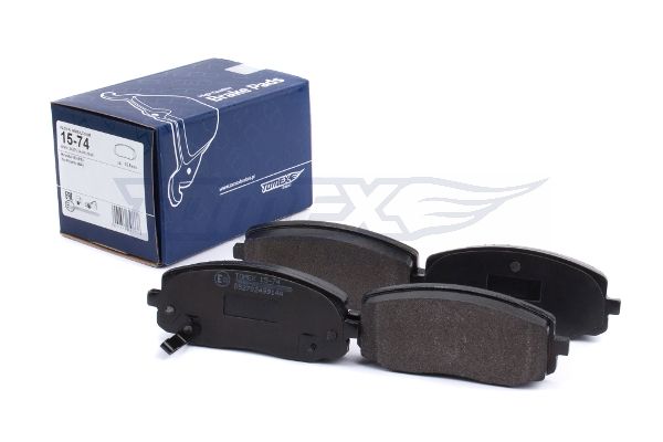 Levně Sada brzdových destiček, kotoučová brzda TOMEX Brakes 15-74