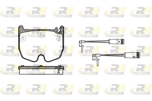 Zestaw klocków hamulcowych, hamulce tarczowe ROADHOUSE 2992.02