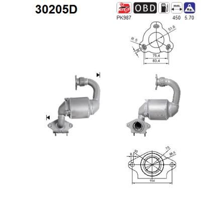 Katalizator AS 30205D