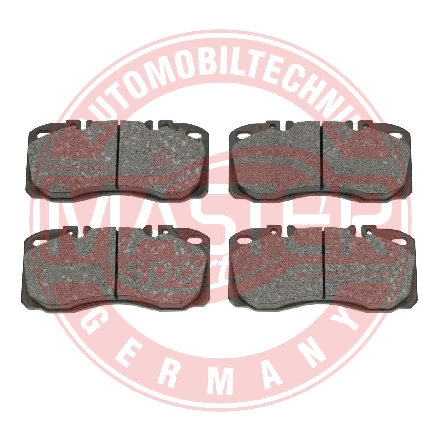 Zestaw klocków hamulcowych, hamulce tarczowe MASTER-SPORT GERMANY 13046049142N-SET-MS
