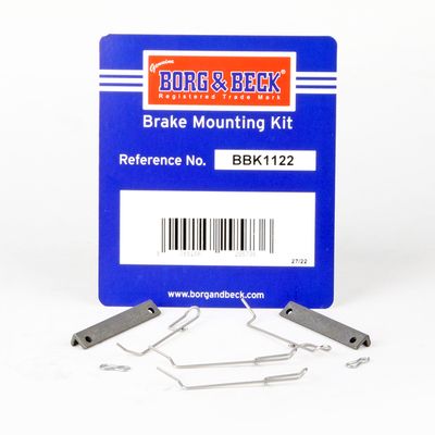 Zestaw akcesoriów, klocki hamulcowe BORG & BECK BBK1122