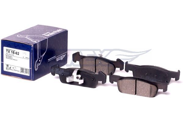 Levně Sada brzdových destiček, kotoučová brzda TOMEX Brakes 18-62