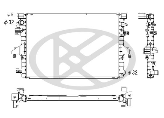Radiator, racire motor KOYORAD PL453253