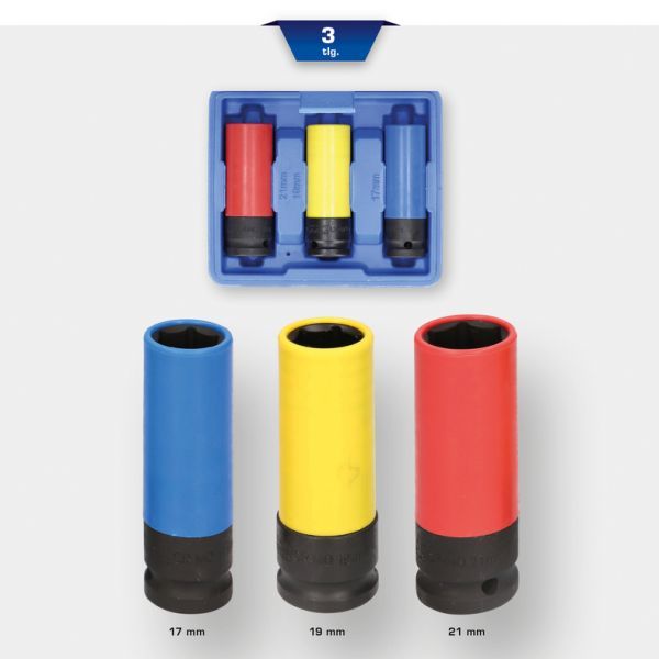 Set capete chei tubulare impact BRILLIANT TOOLS BT691005