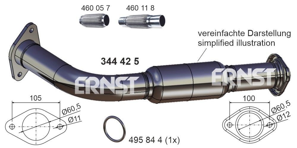 Racord evacuare ERNST 344425