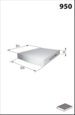 Filtre, air de l'habitacle