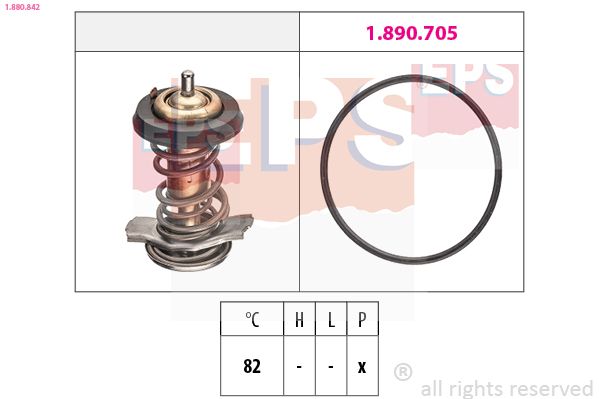 Termostat, chladivo EPS 1.880.842