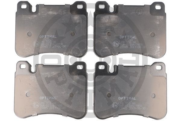 Zestaw klocków hamulcowych, hamulce tarczowe OPTIMAL BP-12318