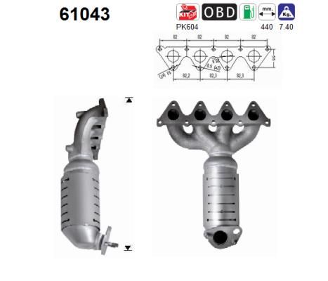 Katalizator AS 2851026BB0