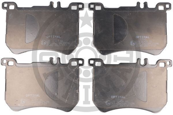 Zestaw klocków hamulcowych, hamulce tarczowe OPTIMAL BP-12660