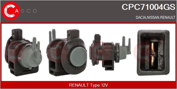 Měnič tlaku, výfukový systém CASCO CPC71004GS