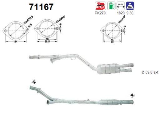 Katalizator AS 71167