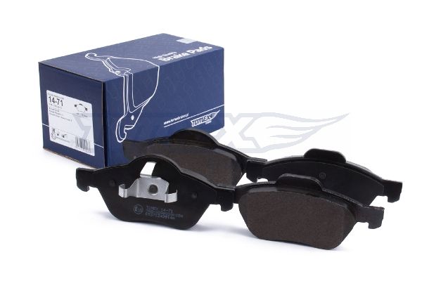 Levně Sada brzdových destiček, kotoučová brzda TOMEX Brakes 14-71