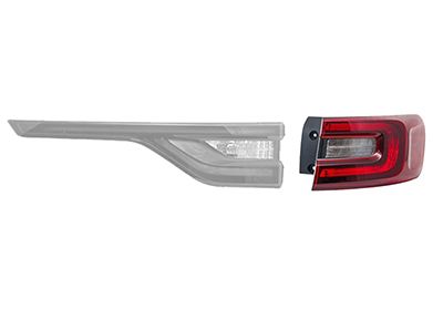 Lampa tylna zespolona VAN WEZEL 4408926