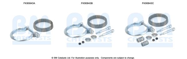 Zestaw montażowy, katalizator BM CATALYSTS FK90843